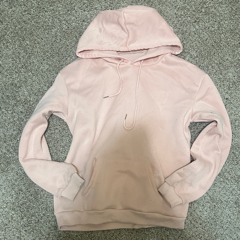 Plain pink hoodie